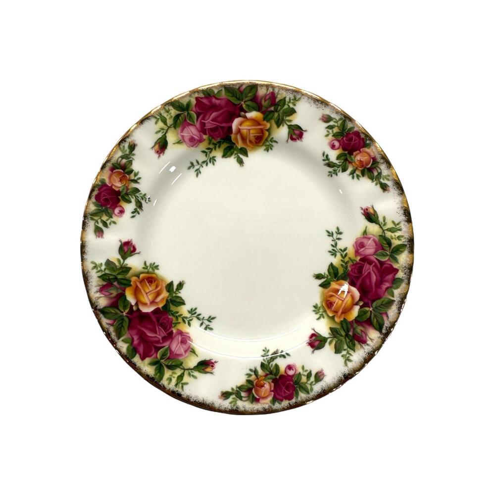 Vintage Royal Albert Old Country Roses 6.25” Bread Plates